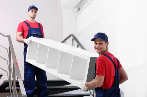 Student removals team helping with boxes in Lewisham