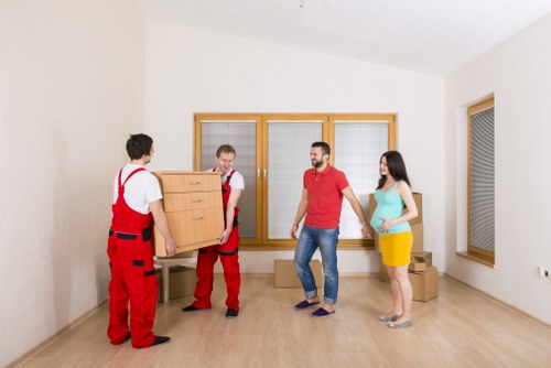 Careful furniture handling during removals in Lewisham
