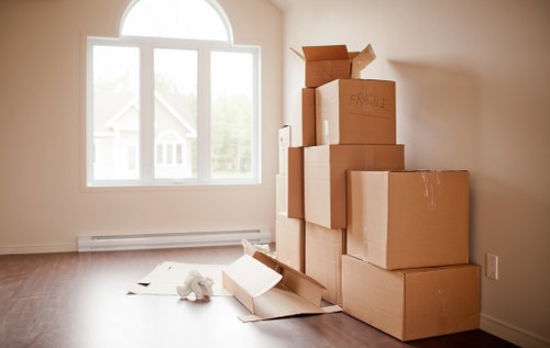 Moving boxes and home furniture for a Lewisham removals service