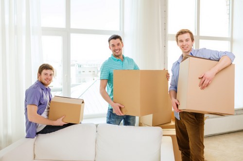 Professional movers handling loading and transport for a Lewisham home move