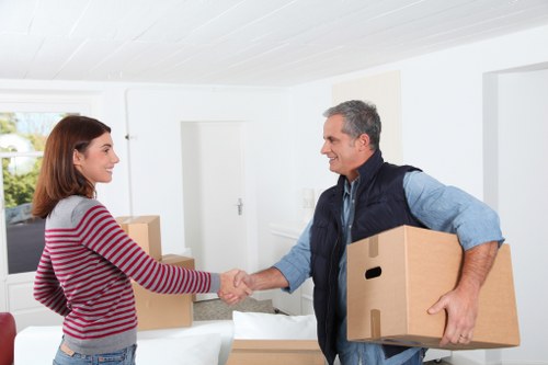 Packing office furniture and electronics for a Lewisham relocation