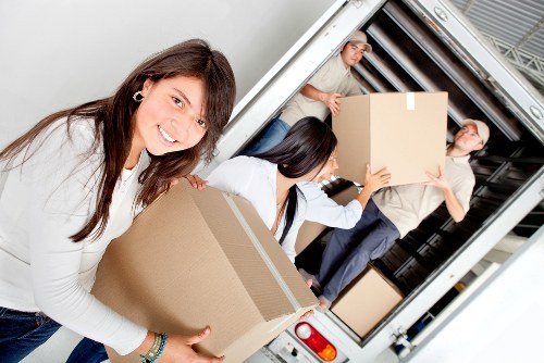 Office relocation equipment and boxes for removal services in Lewisham