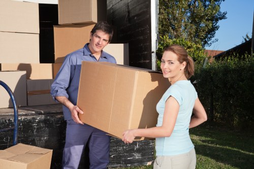 Securely wrapped furniture for removals in Lewisham