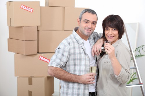 Residential flat removal service in Lewisham with stair access